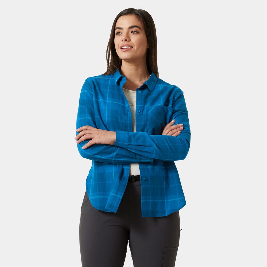 Women's Lokka Organic Flannel Long Sleeve Shirt