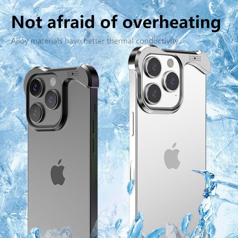 Metal Shaped Aromatherapy Phone Case Designed For iPhone