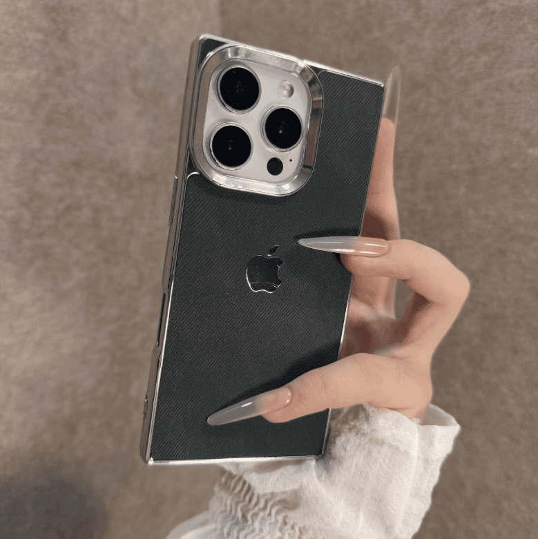 Electroplating Glitter Square Phone Case Suitable for iPhone Series