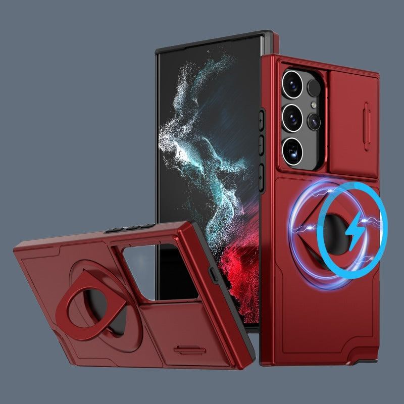 Samsung Military Grade Shockproof Case with Ring Kickstand